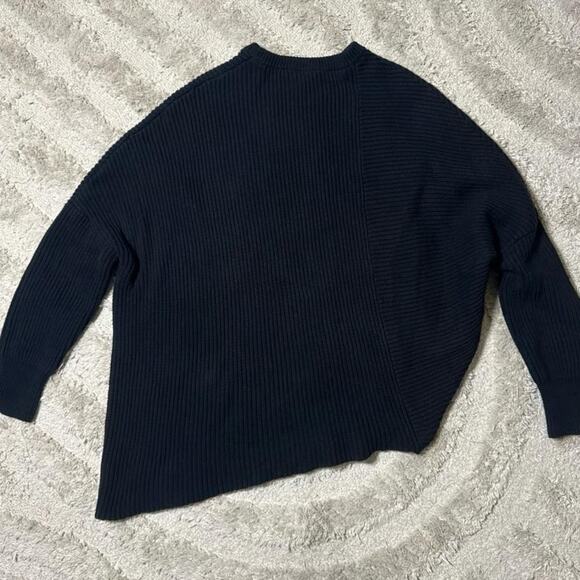 Free People Downtown Asymmetrical Ribbed Sweater - Picture 3 of 4